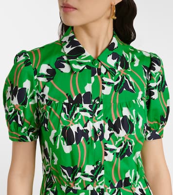 Abito lungo Jonah in cotone con stampa | Diane von Furstenberg