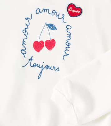 Tayla cotton sweatshirt | Bonpoint