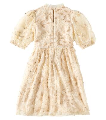 Sequined tulle dress | Self-Portrait Kids