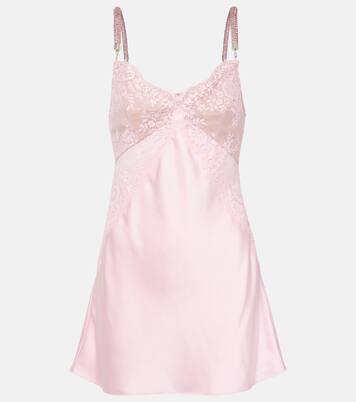 x Christopher Kane - Robe à ornements et dentelle | Self-Portrait