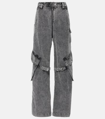 Mid-rise cotton canvas cargo pants | Acne Studios