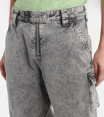 Mid-rise cotton canvas cargo pants | Acne Studios