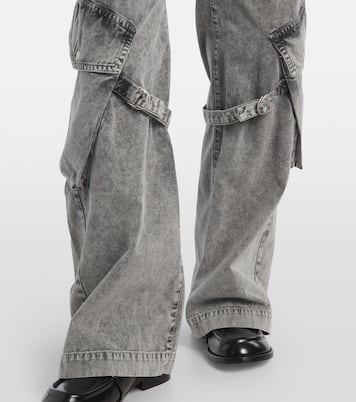 Mid-rise cotton canvas cargo pants | Acne Studios