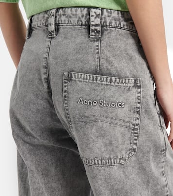 Mid-rise cotton canvas cargo pants | Acne Studios