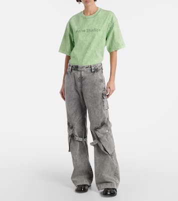Mid-rise cotton canvas cargo pants | Acne Studios