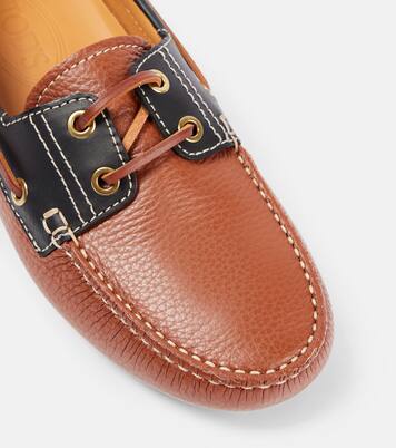 Gommino Bubble leather boat shoes | Tod's