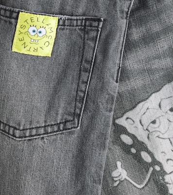 x SpongeBob printed denim shorts | Stella McCartney Kids