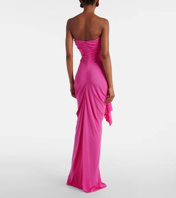 Verzierte Robe aus Jersey | Christopher Esber