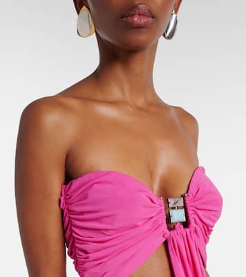 Verzierte Robe aus Jersey | Christopher Esber