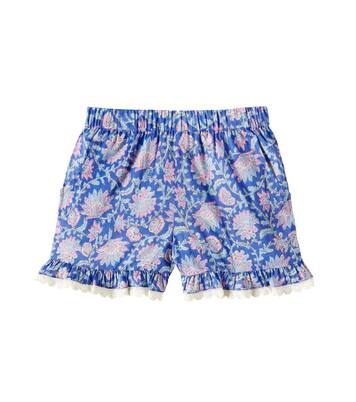 Printed cotton voile shorts | Louise Misha