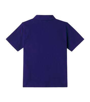 Logo cotton-blend polo shirt | Gucci Kids