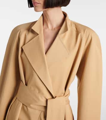 Cappotto Lagden in gabardine di cotone | Khaite