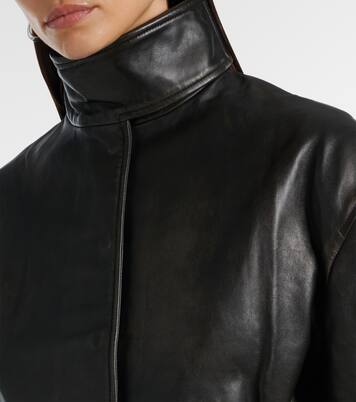 Bomberjacke Burnished Eddie aus Leder | Christopher Esber