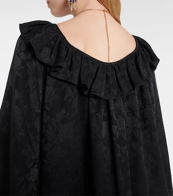 Ruffled jacquard silk minidress | Chloé