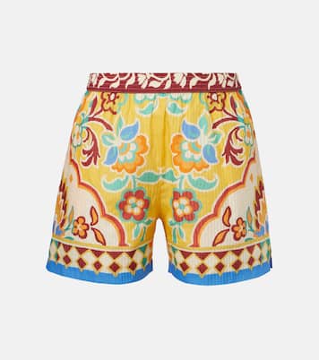 Printed cotton and silk shorts | Etro