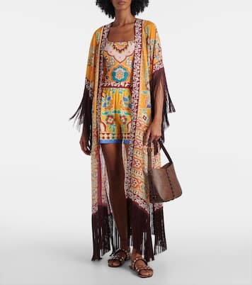 Printed cotton and silk shorts | Etro