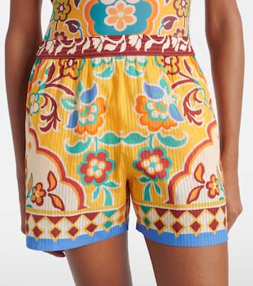 Printed cotton and silk shorts | Etro