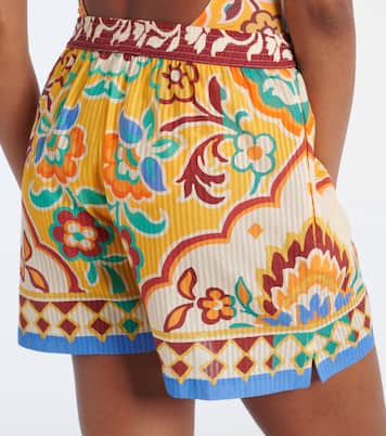 Printed cotton and silk shorts | Etro