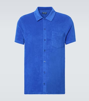 Cotton-blend terry bowling shirt | Vilebrequin