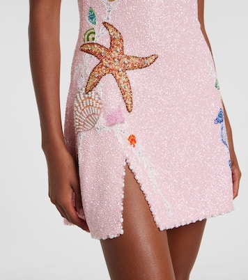 Verziertes Minikleid Marina | Clio Peppiatt