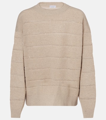 Cashmere and wool-blend sweater | Brunello Cucinelli