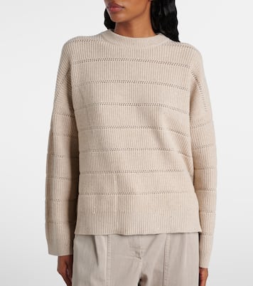 Cashmere and wool-blend sweater | Brunello Cucinelli