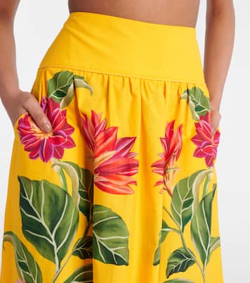 Midirock Spring Awakening aus Baumwolle | Farm Rio