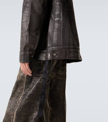 Coated denim jacket | Rick Owens
