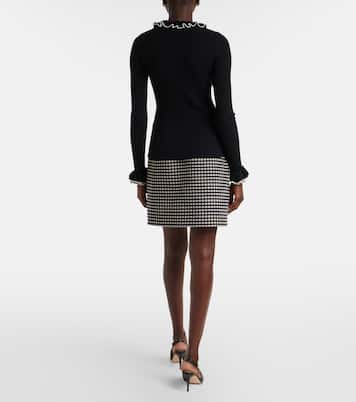 Ruffled virgin wool sweater | Valentino