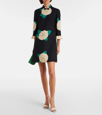 Crepe Couture floral minidress | Valentino