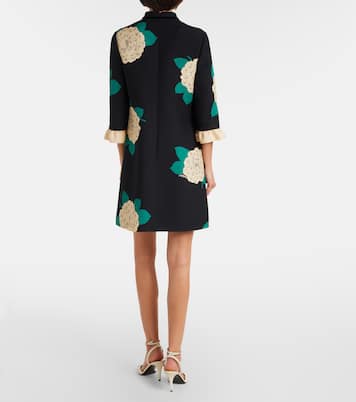 Crepe Couture floral minidress | Valentino
