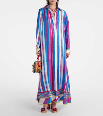 Striped silk kaftan | Dolce&Gabbana