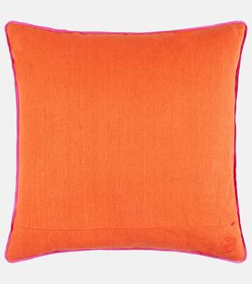 Playa Coral linen cushion | Jonathan Adler