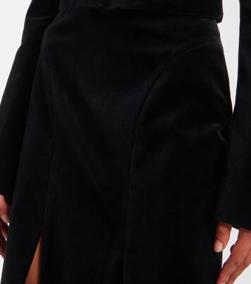 Maxirock aus Baumwollsamt | Nina Ricci