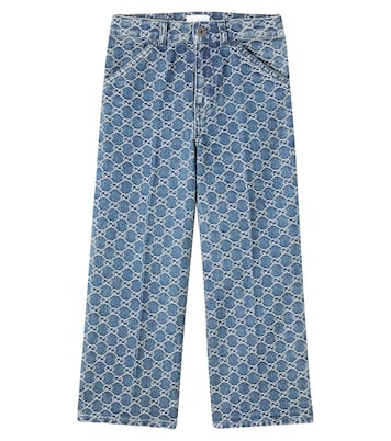 GG jacquard jeans  | Gucci Kids