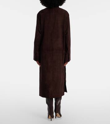 Mantel aus Veloursleder | Stouls