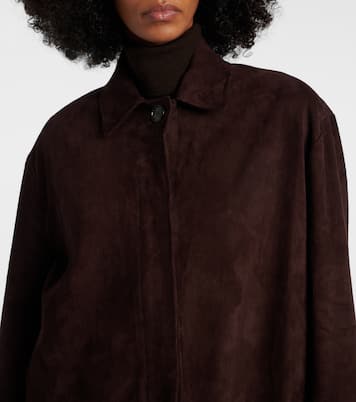 Mantel aus Veloursleder | Stouls