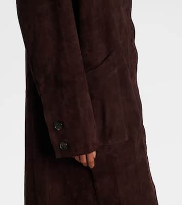 Mantel aus Veloursleder | Stouls