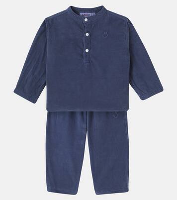 Baby Enoz and Sois cotton shirt and pants set | Molo