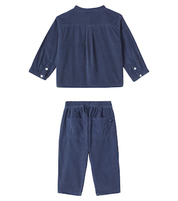 Baby Enoz and Sois cotton shirt and pants set | Molo
