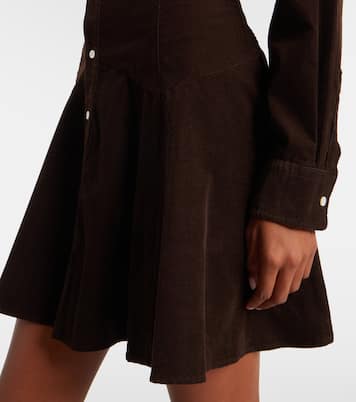 Abito chemisier in velluto a coste di cotone | Polo Ralph Lauren