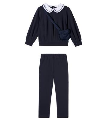 Cotton sweatshirt and sweatpants set | Patachou