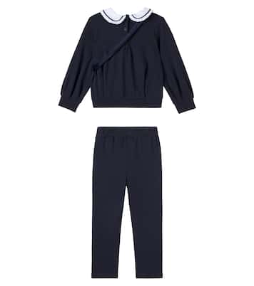 Cotton sweatshirt and sweatpants set | Patachou