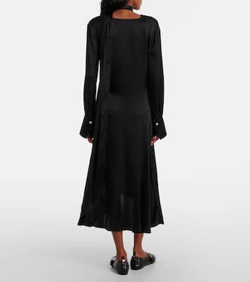 Asymmetric midi dress | Ganni