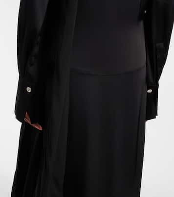 Asymmetric midi dress | Ganni