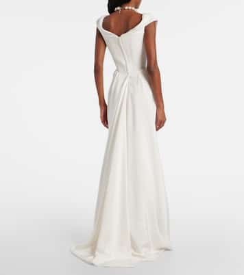 Bridal Nova Cocotte silk cady bustier gown | Vivienne Westwood