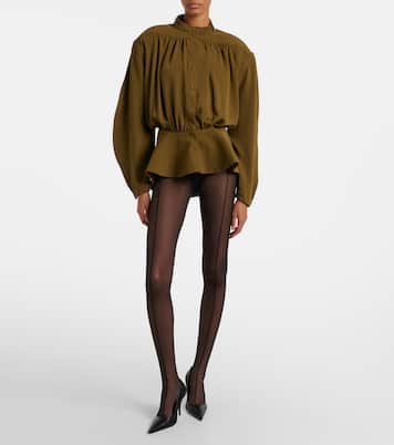 Blouse re/edit Hiver Russe en crêpe | Mugler