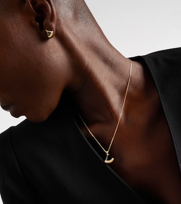 Divas' Dream 18kt gold pendant necklace with onyx and diamonds | Bvlgari
