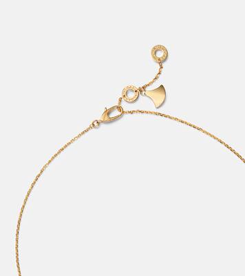 Divas' Dream 18kt gold pendant necklace with onyx and diamonds | Bvlgari