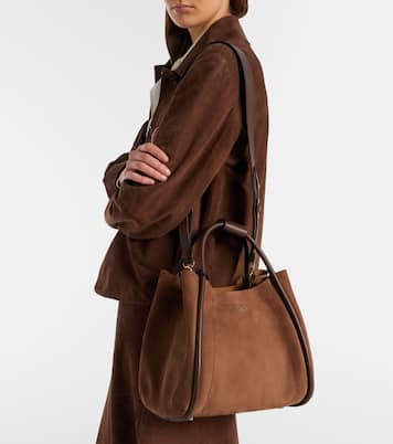 Marine Small suede tote bag | Max Mara
